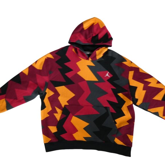 Nike Air Jordan Men’s Pullover Hoodie Red FB7014‑619 Size XXL - Picture 3 of 9